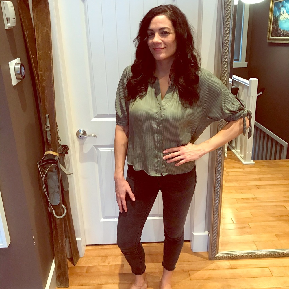 Satin H&M blouse